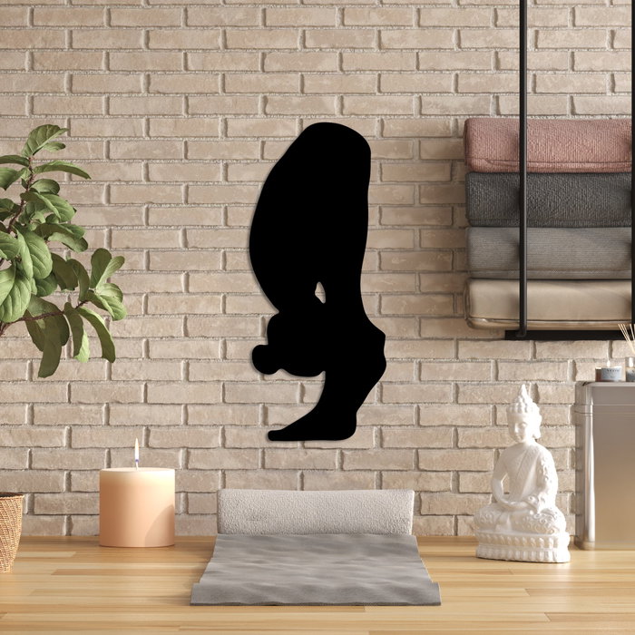Wallity Yoga 26 Escultura de Pared de Metal Negra Wallity Yoga 26 Escultura de Pared de Metal Negra